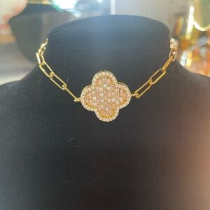 Gold Clover bracelet